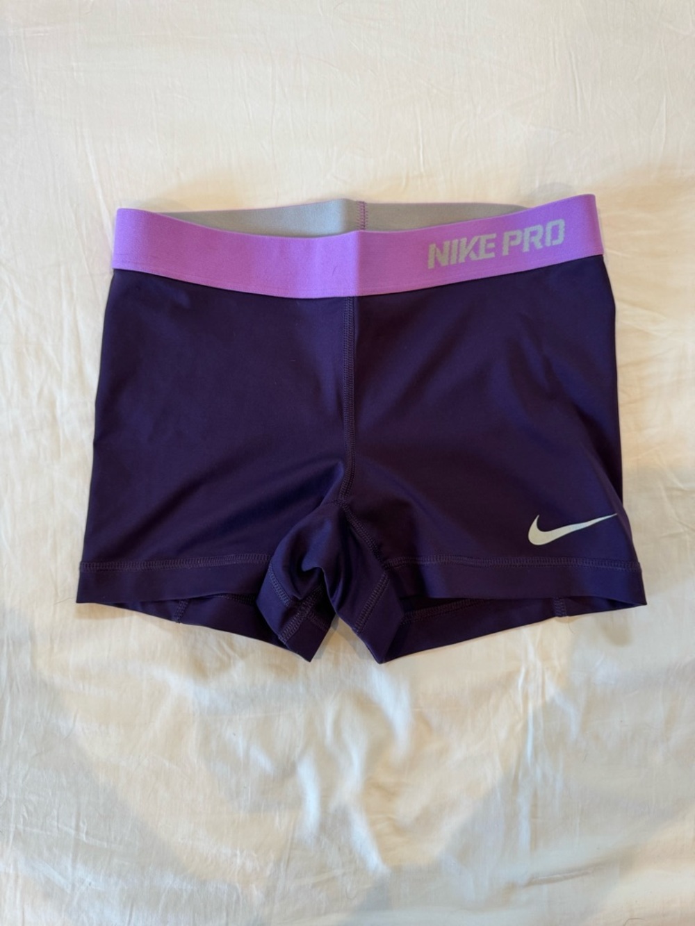 Nike Pro Women's Dark Purple Athletic Shorts